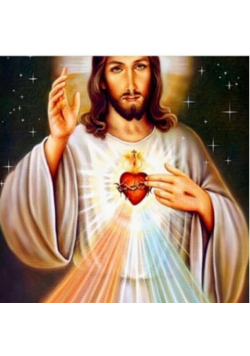 Malowanie po numerach Święte Jezus Chrystus- serce