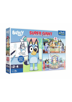 Puzzle 15 Giant Przygoda z Bluey TREFL