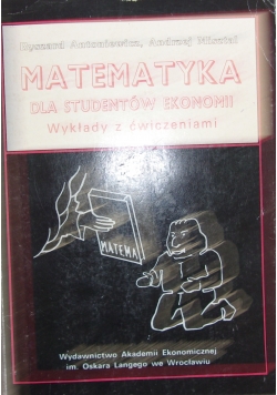 Matematyka dla studentów ekonomii