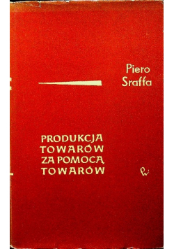 Produkcja towarów za pomocą towarów