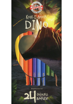 Kredki Dino 24 kolory