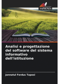 Analisi e progettazione del software del sistema informativo dell'istituzione