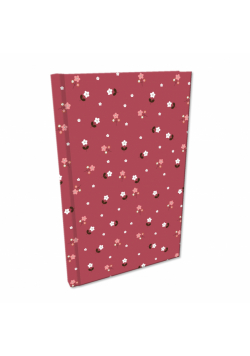 Notes A5 kratka Soft Touch kwiatki na wisience