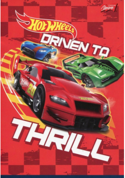 Zeszyt A5 Hot Wheels w trzy linie 16 kartek 15 sztuk