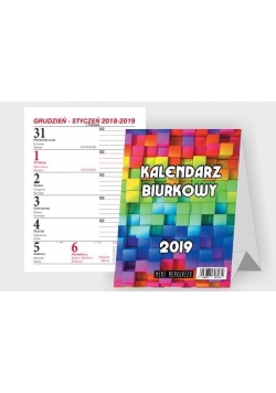 Kalendarz 2019 Biurkowy B9 Mini Merkurier BESKIDY