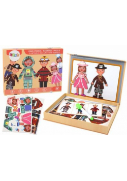 Puzzle magnetyczne z motywem z kreskówek