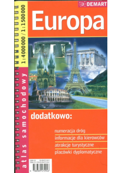 Europa atlas samochodowy 1:1 500 000