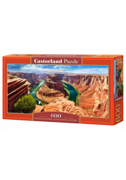 Puzzle 600 el.Panoramiczne:Horseshoe Bend, Glen Canyon, Arizona