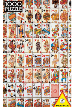 Puzzle Piatnik Karty 1000