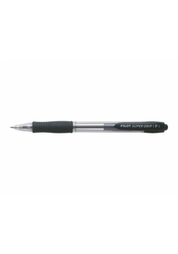 Długopis olejowy Pilot Super Grip Czarny Fine