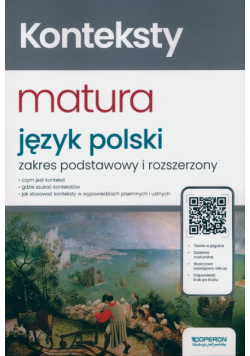 Konteksty Matura 2024 Język polski