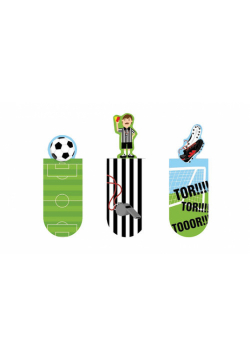 Zakładki Magnetyczne Futbol 3 sztuki