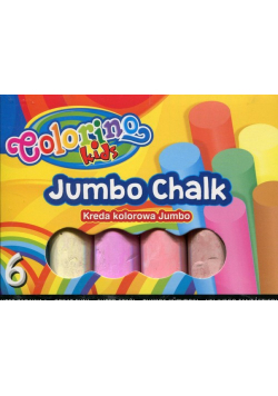 Colorino kids Kreda kolorowa Jumbo w pudełku 6 kolorów