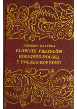 Słownik przysłów rosyjsko  polski i polsko  rosyjski