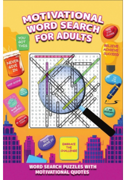 Motivational Word Search Puzzle Book With Quotes