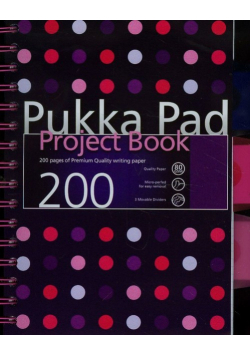 Kołozeszyt A5 Pukka Pad Dots projektowy w kratkę 200 stron niebieski