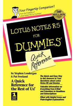 Lotus Notes 5 For Dummies Quick Ref
