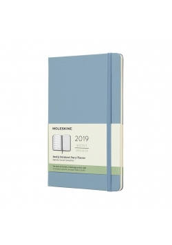 Kalendarz 2019 tygodniowy 12ML tw. cinder blue