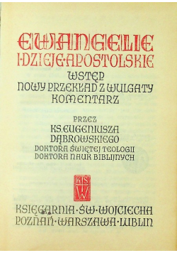 Ewangelie i dzieje apostolskie 1946 r.