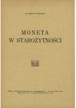 Moneta w starożytności