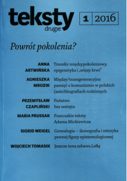 Teksty drugie 1/2016