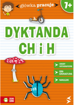 Główka pracuje Dyktanda CH i H