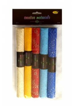 Papier czerpany ozdobny gm 140 25x35cm 5 ark
