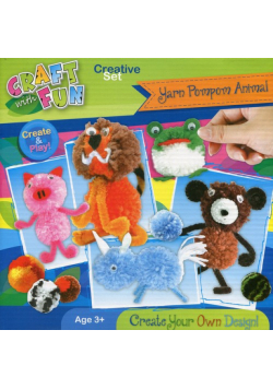 Craft with Fun Zestaw kreatywny Zwierzątka