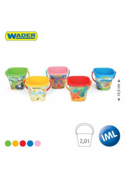 Wiaderko kwadratowe 2 l. z IML
