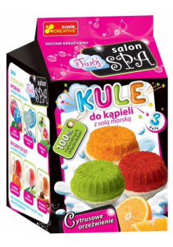 Kule do kąpieli z solą morską Cytrusowe orzeźwienie