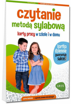 Czytanie metodą sylabową Karty pracy w szkole i w domu