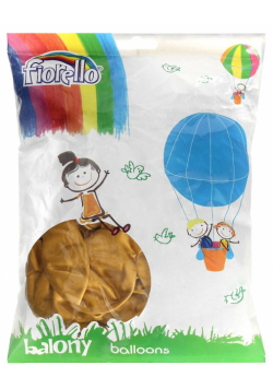 Balon metal złoty 10 cali 100 szt. Fiorello
