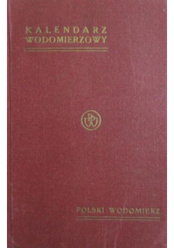 Kalendarz wodomierzowy 1936 r.
