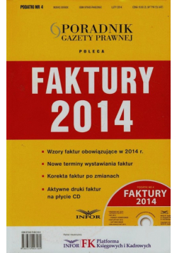 Faktury 2014 + CD
