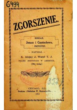 Zgorszenie 1911 r.