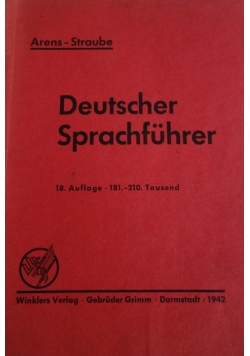 Deutscher Sprachfuhrer, 1942r.