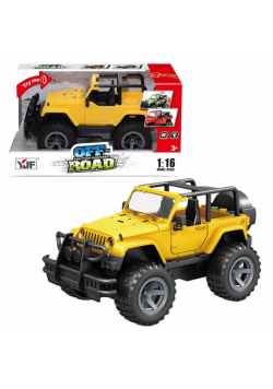 Jeep żółty na baterie