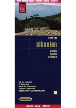 Albanien 1:220 000 Reise Know-How, Reise Know-How Verlag