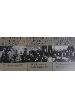 Nie tylko pierwsza brygada.  Zestaw 3 książek