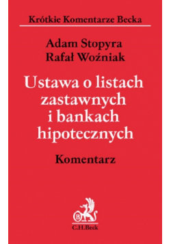 Ustawa o listach zastawnych i bankach hipotecznych Komentarz