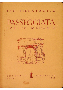 Passeggiata Szkice włoskie 1947 r.