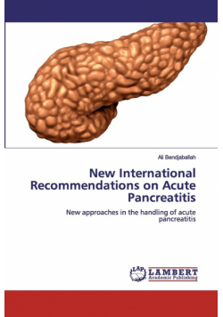 New International Recommendations on Acute Pancreatitis