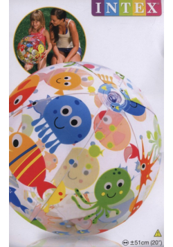 Piłka plażowa 51 cm mix wzorów