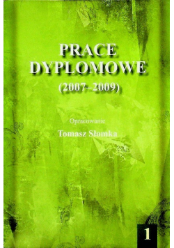 Prace dyplomowe 2007 - 2009