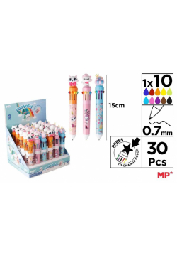 Długopis wielokolorowy Fantasy 10w1 mix (30szt)