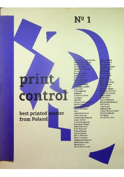 Print Control Nr 1