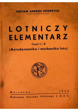 Lotniczy elementarz Cześć I i II 1939 r.