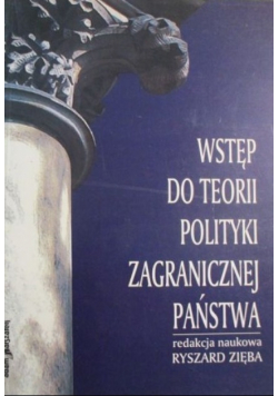 Wstęp do teorii polityki zagranicznej państwa