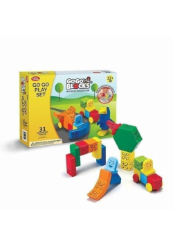 Klocki magnetyczne klasyczne 31el
