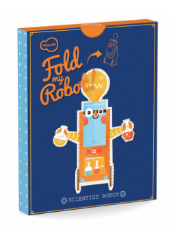 Robot Naukowiec - model do składania